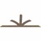 Ekena Millwork Richland Smooth Timber Gable Bracket, Douglas Fir, 96"W x 40"H x 1 1/2"D x 5 1/2"F, 10/12 Pitch GBW096X40X0206RIC00SDF - alternate 3